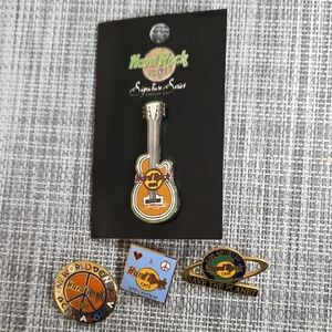 Lot Of 4 Vintage Hard Rock Cafe Pins